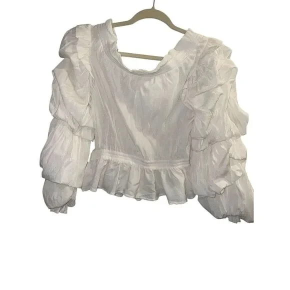 ✨Guess Celestine Off The Shoulder Sz Small Top✨ - Picture 6 of 9